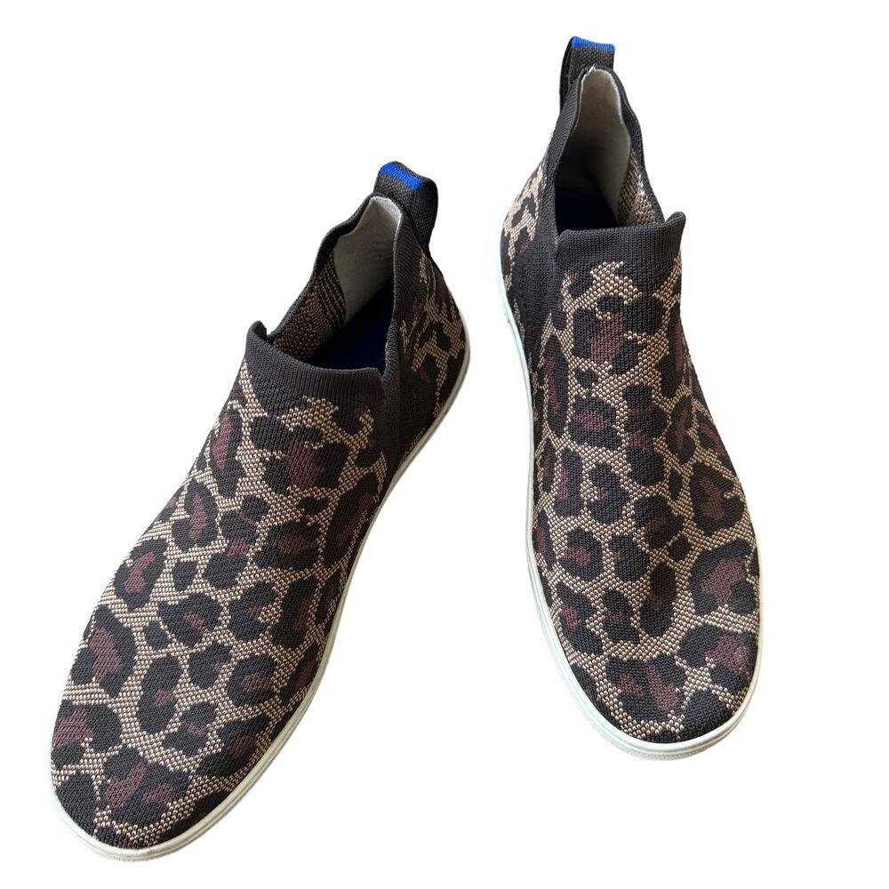 Rothy's Leopard Chelsea Ankle Sneakers